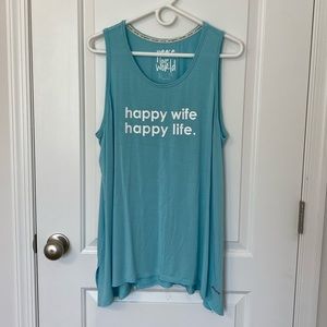 Peace love world tank top